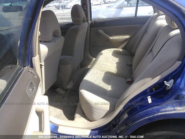 1HGES16365L005945 - 2005 HONDA CIVIC DX VP Mavi foto 8