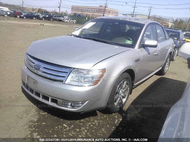 1FAHP24W48G118991 - 2008 FORD TAURUS SEL SILVER photo 2