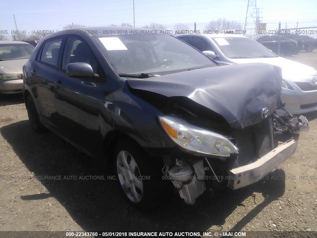 2T1KU40E89C045089 - 2009 TOYOTA COROLLA MATRIX  GRAY photo 1