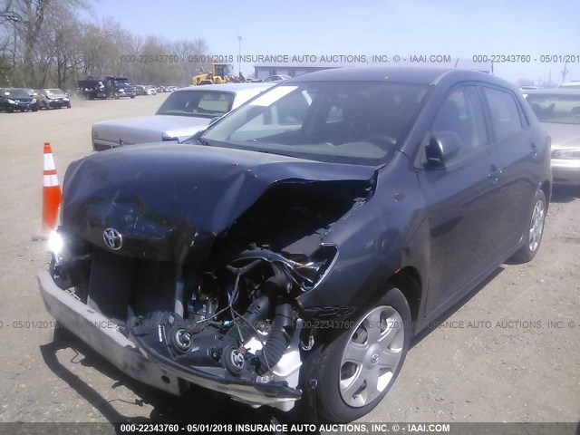 2T1KU40E89C045089 - 2009 TOYOTA COROLLA MATRIX  GRAY photo 2