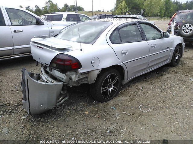 1G2NW52EX2M576723 - 2002 PONTIAC GRAND AM GT SILVER photo 4