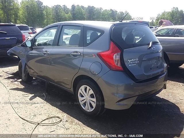 3N1CE2CP9HL377513 - 2017 NISSAN VERSA NOTE S/S PLUS/SV/SL/SR GRAY photo 3