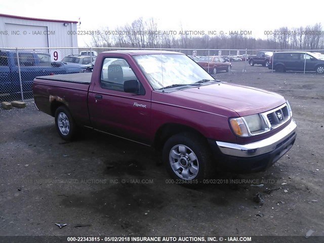 1N6DD21S5WC309579 - 1998 NISSAN FRONTIER XE RED photo 1