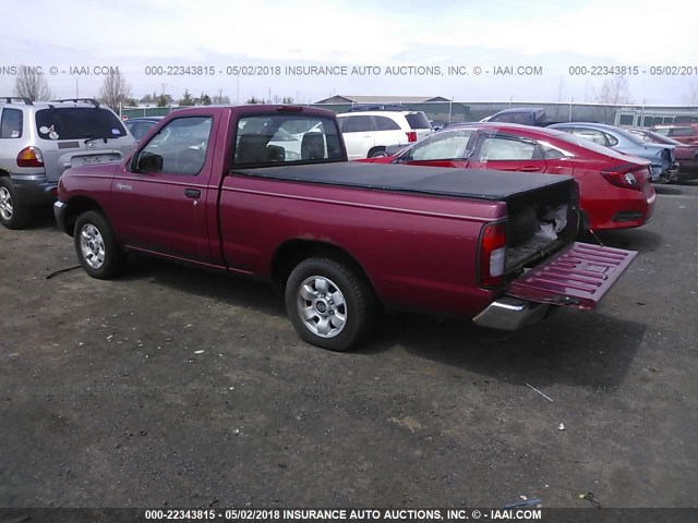 1N6DD21S5WC309579 - 1998 NISSAN FRONTIER XE RED photo 3
