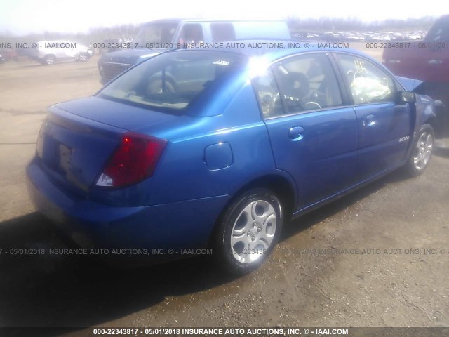 1G8AJ52F55Z128652 - 2005 SATURN ION LEVEL 2 BLUE photo 4