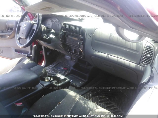 4F4ZR47E65PM00155 - 2005 MAZDA B4000 CAB PLUS RED photo 5