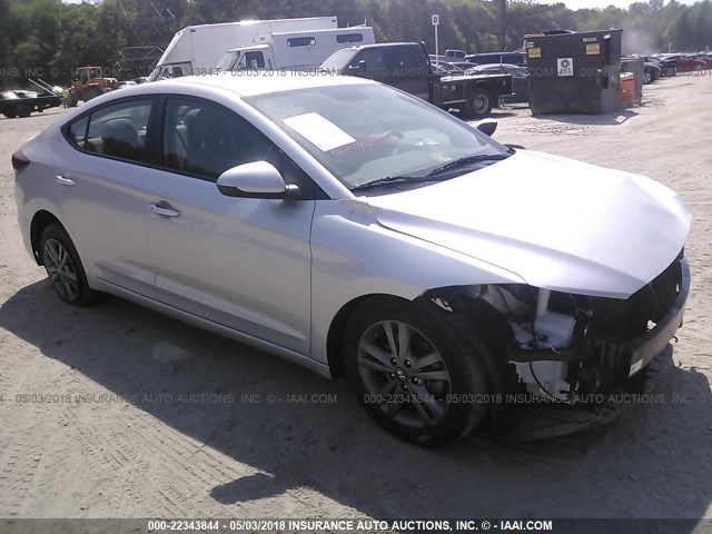 5NPD84LF6HH062468 - 2017 HYUNDAI ELANTRA SE/VALUE/LIMITED SILVER photo 1