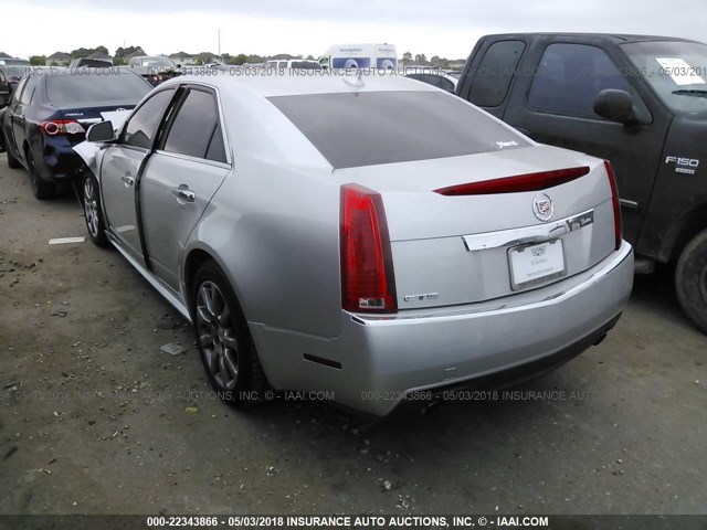 1G6DE5E54C0154884 - 2012 CADILLAC CTS LUXURY COLLECTION SILVER photo 3