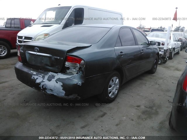 4T1BE32K33U772544 - 2003 TOYOTA CAMRY LE/XLE/SE მწვანე ფოტო 4