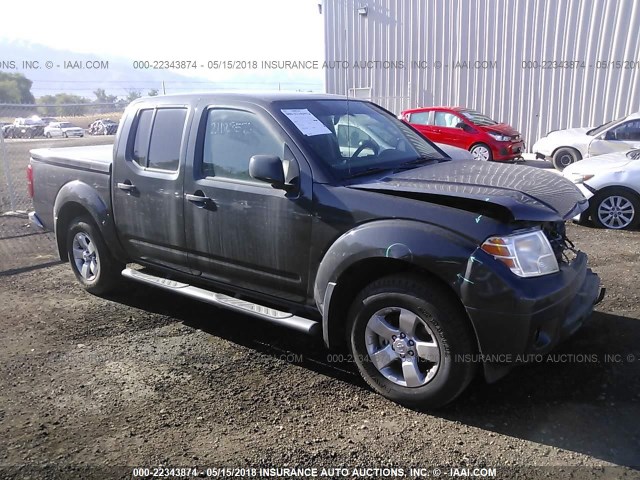 1N6AD0ER5CC474302 - 2012 NISSAN FRONTIER S/SV/SL/PRO-4X GRAY photo 1