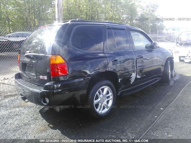 1GKET63M982173986 - 2008 GMC ENVOY DENALI BLACK photo 4