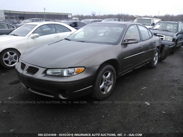 1G2WK52J21F250219 - 2001 PONTIAC GRAND PRIX SE Pewter photo 2