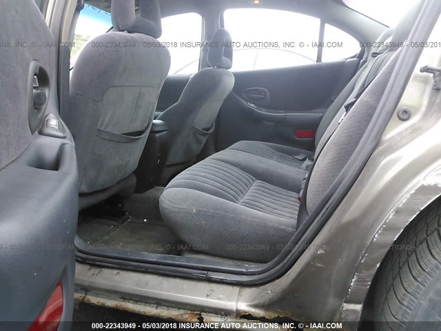 1G2WK52J21F250219 - 2001 PONTIAC GRAND PRIX SE 锡色 照片 8