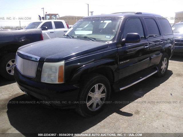 1GYEK63N32R104291 - 2002 CADILLAC ESCALADE LUXURY BLACK photo 2