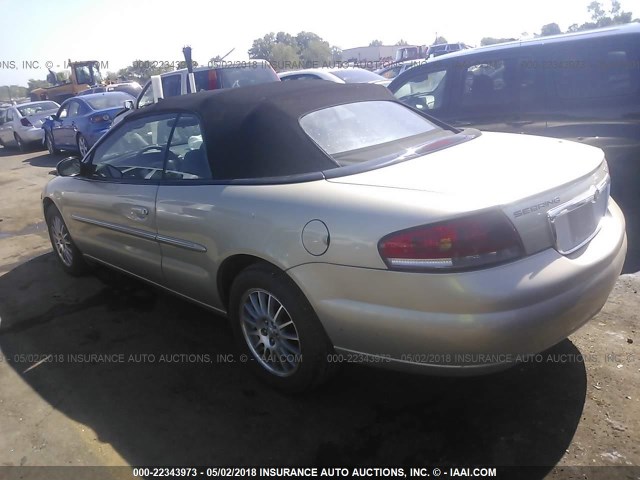 1C3EL55R26N115572 - 2006 CHRYSLER SEBRING TOURING GOLD photo 3