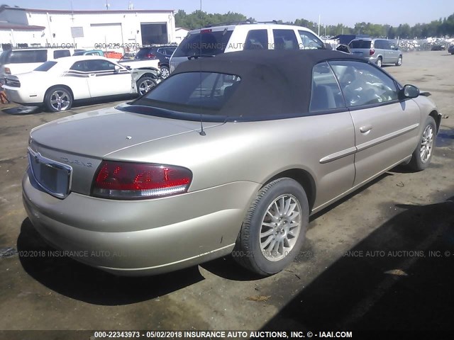 1C3EL55R26N115572 - 2006 CHRYSLER SEBRING TOURING GOLD photo 4