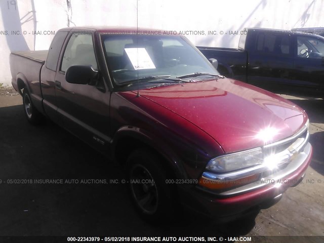 1GCCS19H638131803 - 2003 CHEVROLET S TRUCK S10 RED photo 1