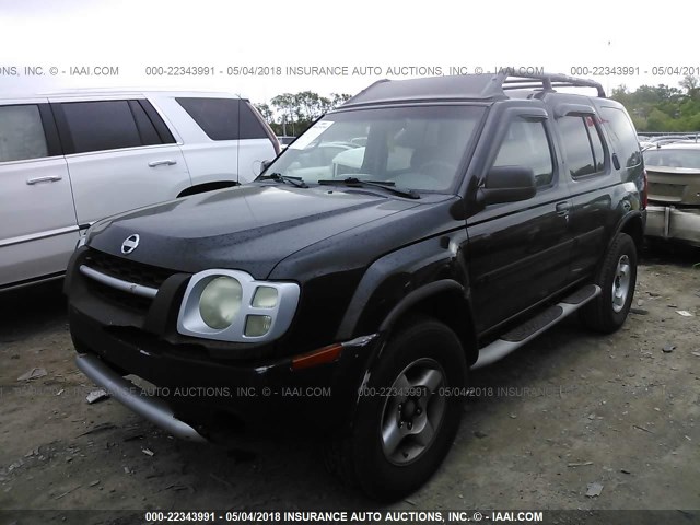 5N1ED28T53C683431 - 2003 NISSAN XTERRA XE/SE BLACK photo 2