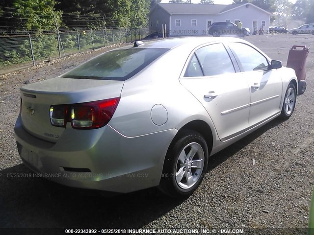 1G11B5SL9EF146459 - 2014 CHEVROLET MALIBU LS 棕色 照片 4