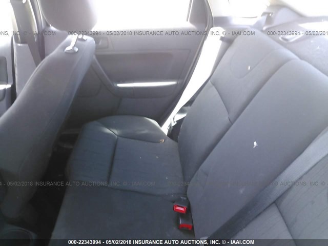 1FAHP35N38W147366 - 2008 FORD FOCUS SE/SEL/SES GRAY photo 8