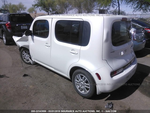 JN8AZ2KR7CT252353 - 2012 NISSAN CUBE S/SL/KROM WHITE photo 3