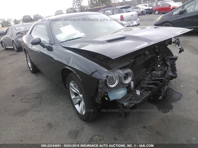 2C3CDZAG2FH912123 - 2015 DODGE CHALLENGER SXT BLACK photo 1