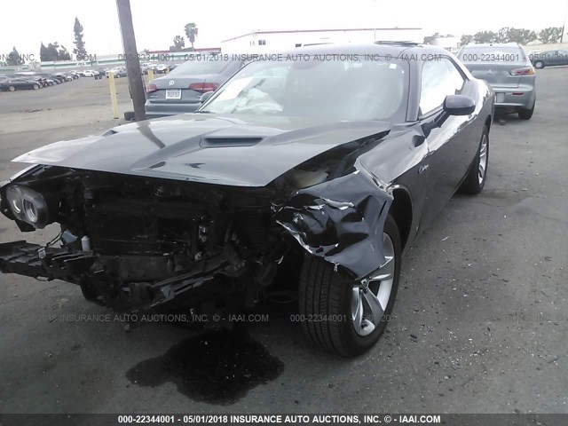 2C3CDZAG2FH912123 - 2015 DODGE CHALLENGER SXT BLACK photo 2