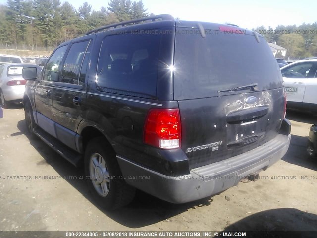 1FMFU16515LA49300 - 2005 FORD EXPEDITION XLT BLACK photo 3