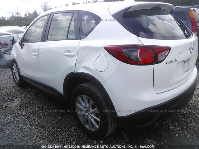 JM3KE2BE6E0385996 - 2014 MAZDA CX-5 SPORT WHITE photo 3