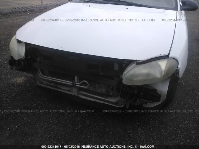 3FAFP113X2R190158 - 2002 FORD ESCORT ZX2 WHITE photo 6