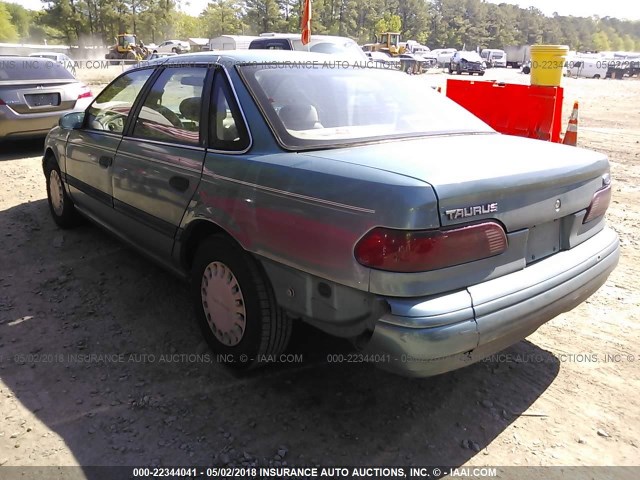 1FACP52U3PA245164 - 1993 FORD TAURUS GL GREEN photo 3