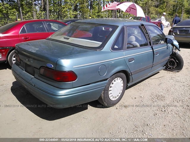 1FACP52U3PA245164 - 1993 FORD TAURUS GL GREEN photo 4