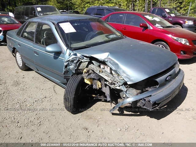 1FACP52U3PA245164 - 1993 FORD TAURUS GL GREEN photo 6