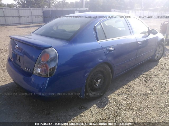 1N4AL11E62C268621 - 2002 NISSAN ALTIMA S/SL BLUE photo 4