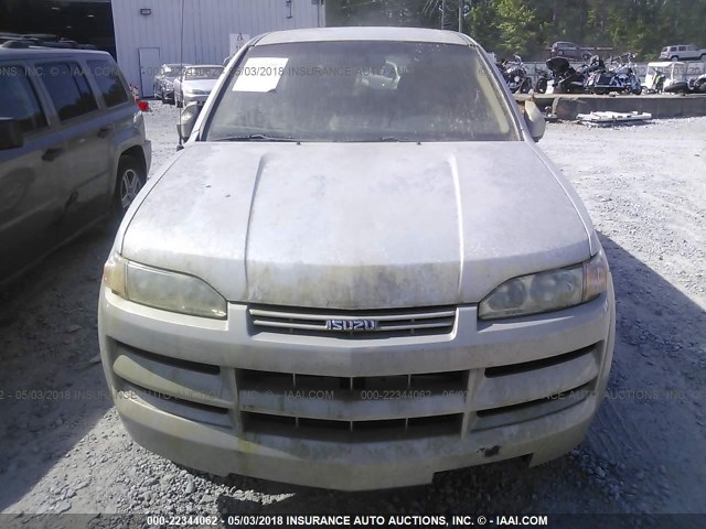 4S2CE58X824609253 - 2002 ISUZU AXIOM XS SILVER photo 6