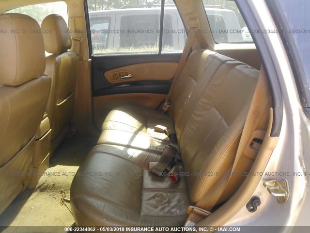 4S2CE58X824609253 - 2002 ISUZU AXIOM XS Gümüş foto 8