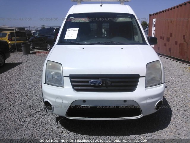 NM0LS7DN5CT078781 - 2012 FORD TRANSIT CONNECT XLT WHITE photo 6