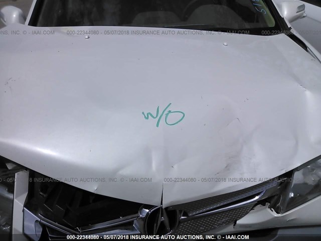 2HNYD28418H518856 - 2008 ACURA MDX TECHNOLOGY WHITE photo 10