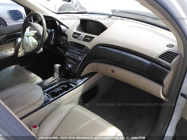 2HNYD28418H518856 - 2008 ACURA MDX TECHNOLOGY WHITE photo 5