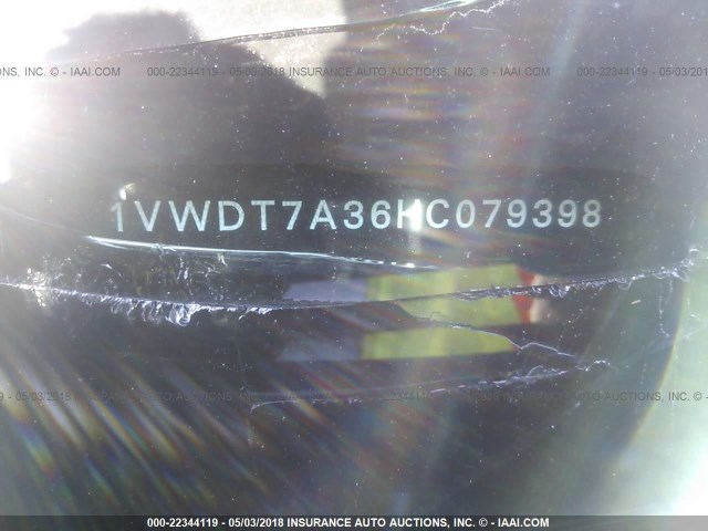 1VWDT7A36HC079398 - 2017 VOLKSWAGEN PASSAT R-LINE Qara foto 9