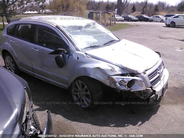 1B3CB5HA4BD140230 - 2011 DODGE CALIBER HEAT SILVER photo 1