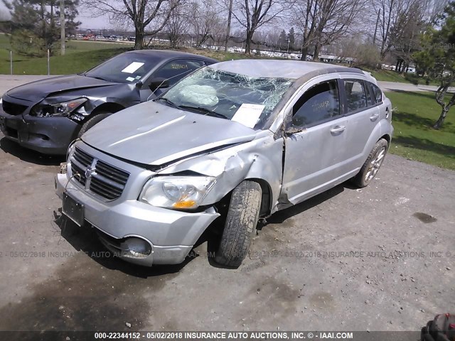 1B3CB5HA4BD140230 - 2011 DODGE CALIBER HEAT SILVER photo 2