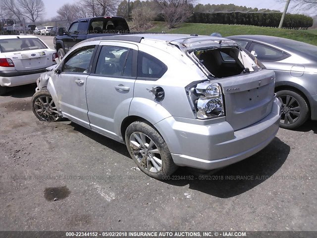 1B3CB5HA4BD140230 - 2011 DODGE CALIBER HEAT SILVER photo 3