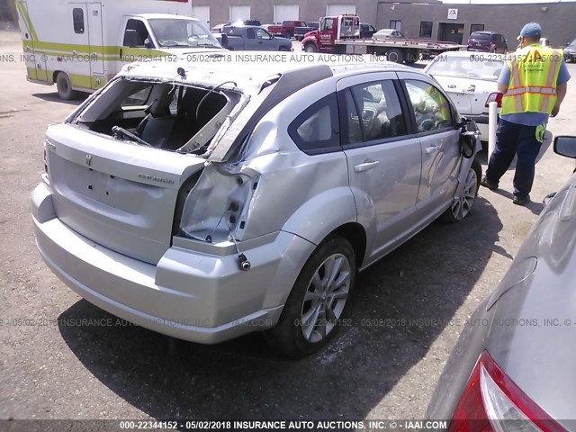 1B3CB5HA4BD140230 - 2011 DODGE CALIBER HEAT SILVER photo 4