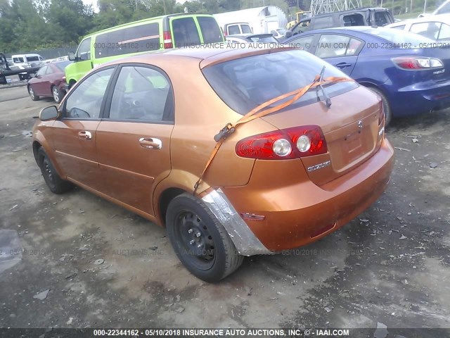 KL5JD66Z66K244790 - 2006 SUZUKI RENO ORANGE photo 3