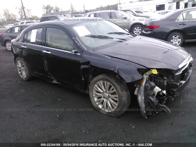 1C3CCBCG4DN604317 - 2013 CHRYSLER 200 LIMITED BLACK photo 1