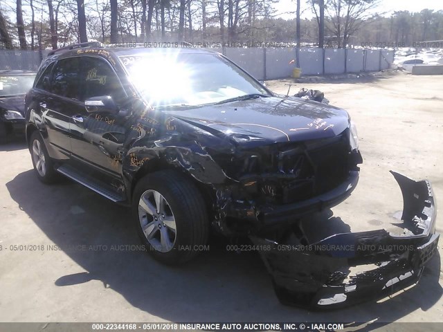 2HNYD2H30DH508448 - 2013 ACURA MDX TECHNOLOGY BLACK photo 1