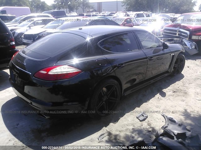 WP0AA2A76BL011210 - 2011 PORSCHE PANAMERA 2/4 BLACK photo 4