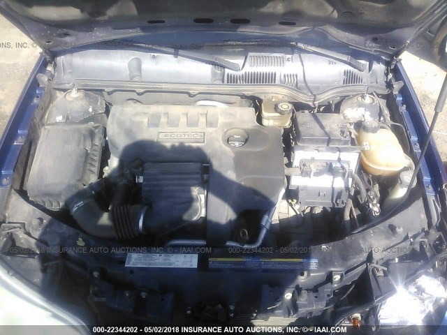 1G8AM12F65Z156752 - 2005 SATURN ION LEVEL 2 Mavi foto 10