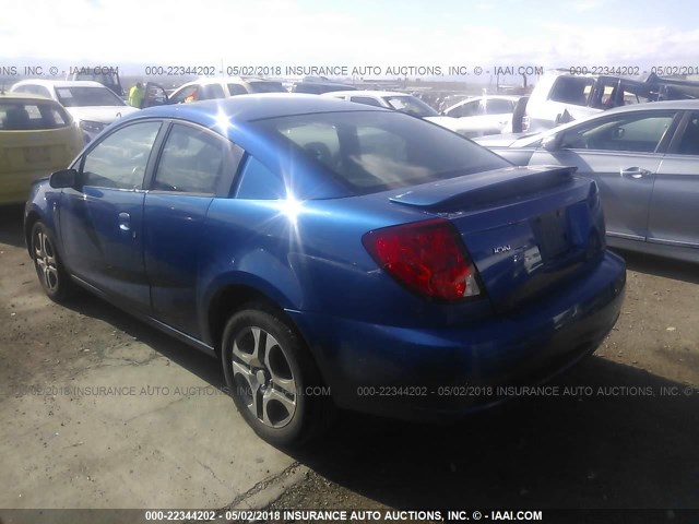 1G8AM12F65Z156752 - 2005 SATURN ION LEVEL 2 BLUE photo 3